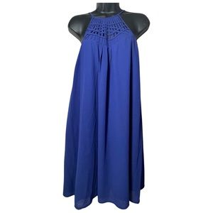 Ya Los Angeles Halter Dress sz M Silk